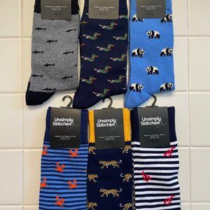 Unsimply Stitched Socks (6 pairs) !Brand New!